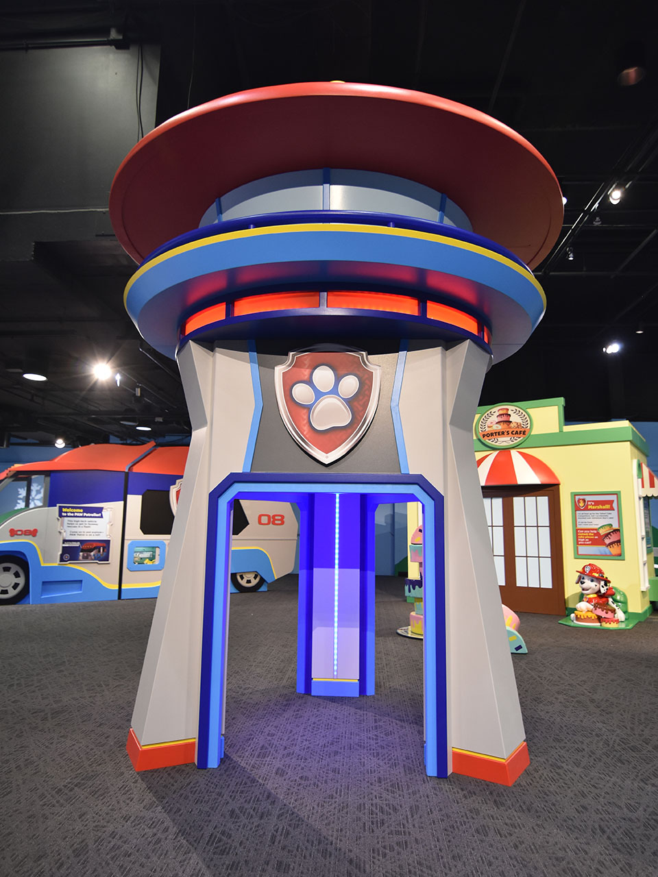 Lookout Tower in PAW Patrol Adventure Play exhibit.