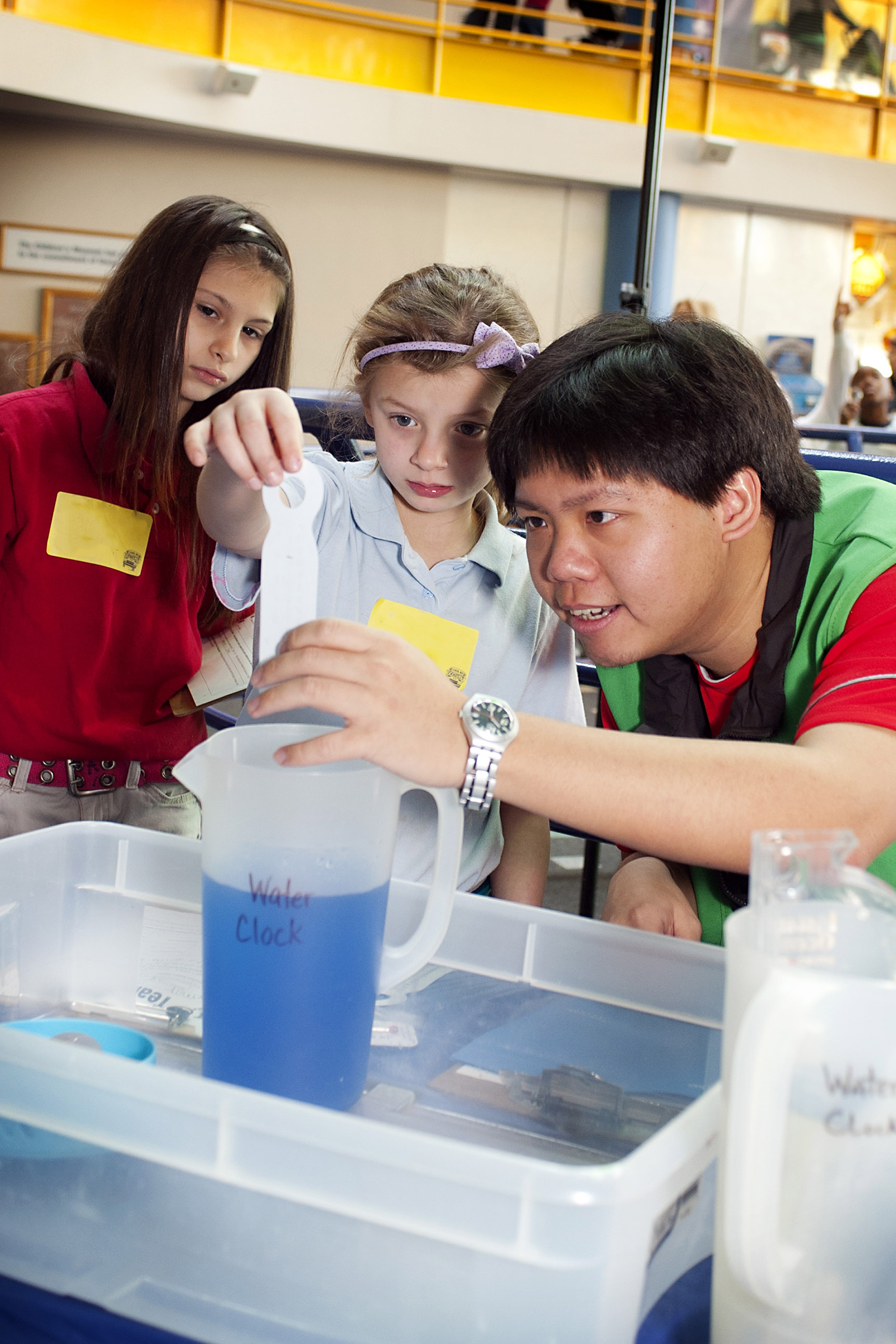 MAP participant leading a science demonstration.